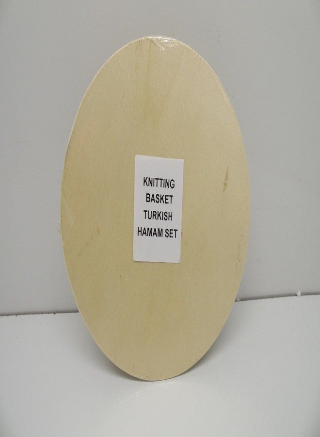 Elizi Knitting Basket Turkish Bath Set Soap Heel Stone Lavender and Fiber Bath Hammam Set - Image 2